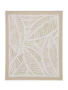 Banana Palm Textured Art Frame