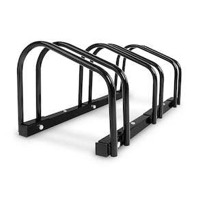 Weisshorn 3 Bike Stand Floor Bicycle Storage Black