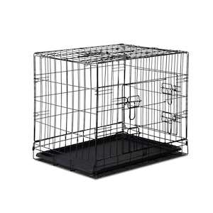 i.Pet Dog Cage 24inch Pet Cage - Black