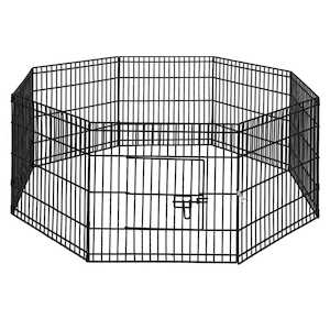 i.Pet Pet Dog Playpen 24" 8 Panel Puppy Exercise Cage Enclosure Fence