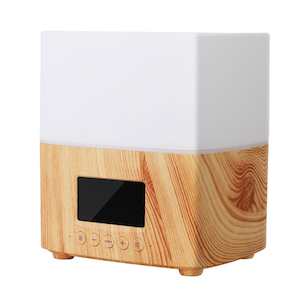 Furniture: Devanti Aroma Diffuser Aromatherapy Humidifier Essential Oil Clock