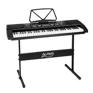 Furniture: ALPHA 61 Keys LED Electronic Piano Keyboard