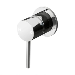 Furniture: Cefito Bathroom Mixer Shower Wall Tap Faucet Basin Sink Bathtub Brass Chrome