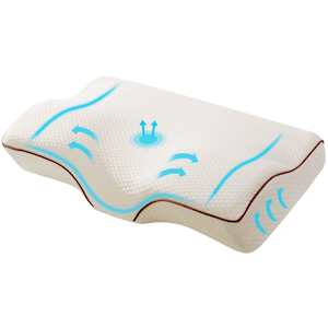 Furniture: Giselle Memory Foam Pillow Neck Pillows Contour Rebound Pain Relief Support