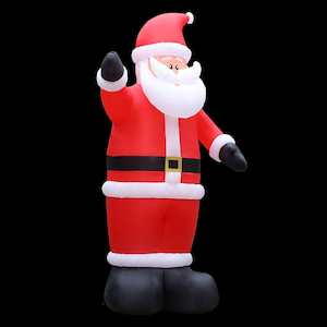 Furniture: Jingle Jollys 5M Christmas Inflatable Santa Decorations Outdoor Air-Power Light