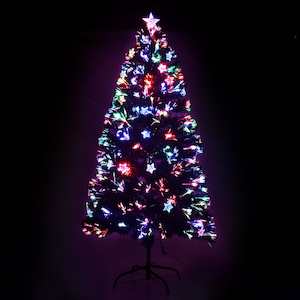 Jingle Jollys Christmas Tree 1.5M LED Xmas trees with Lights Multi Colour