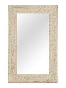 Cane Straw Mirror