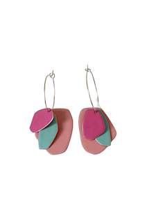 Design services: Lou Drop Earrings - Pink, Turquoise, Neon