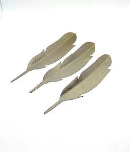 Single Feather Magnet - Bronze