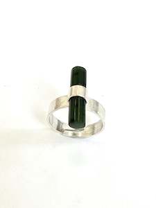 Pounamu Tube Ring (RI-TU1)