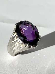 Design services: Amethyst & Sterling Silver Ring (CI788)