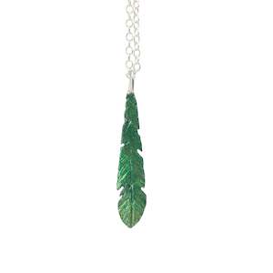 Design services: Kakariki Feather Necklace