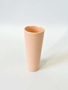 Design services: Coral Porcelain Vessel - One of a Kind Ceramic - Skinny 5.5 x 13.5cm