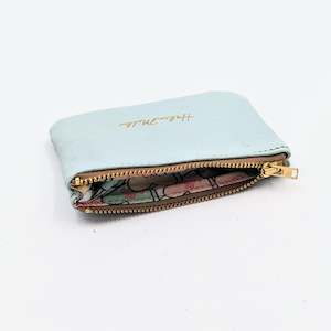 Coin Purse 15cm - Spearmint with Candy Love Lining