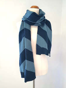 Design services: Ziggy Scarf - Navy / Blue