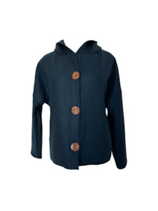 Design services: "Ava" Wool Blend Jacket - Petrol