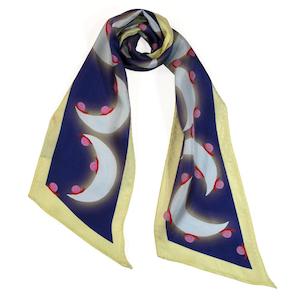 Silk Scarf - Snail Moon