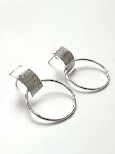 Design services: Hoops with Textured Curve earrings