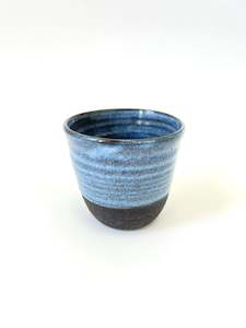 Design services: Coffee Tumbler - Blue on Black Clay