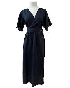 Design services: "Kelsey" Dress - Navy Linen