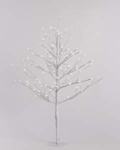 Twig Twinkle LED Christmas Tree in White