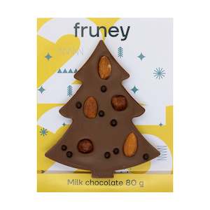 Design services: Milk Chocolate & Mixed Nut Christmas Tree - 80g