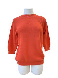 Design services: "Penny" Textured Jumper - Mandarin