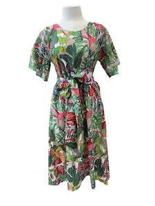 "Amelia" Dress - Jungle Print