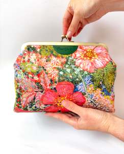 Design services: 'Bella' Velvet Large Clutch Bag by Fleur Woods