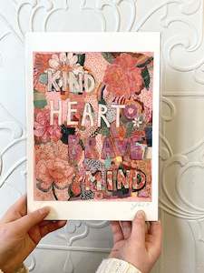 Design services: "Kind Heart" Print