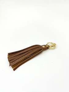 Tassel Keyring & Clip - Rum & Raisin