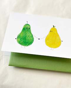 Design services: Pear Pair - card