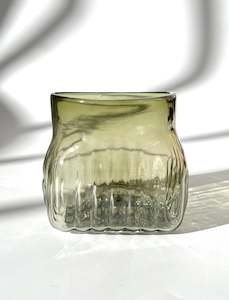 Design services: Handblown Whiskey Glass - Tourmaline Green