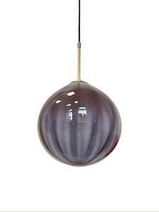 Handblown Glass 'Dodici' pendant light - Night Sky Opal - made to order