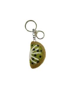 Design services: Kiwifruit Felted Wool Keyring/Clip