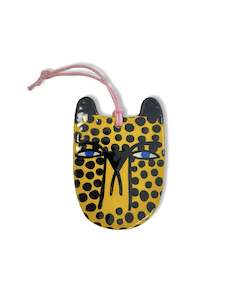 Design services: Cheetah Face Yellow - Ceramic Decoration by Studio Soph