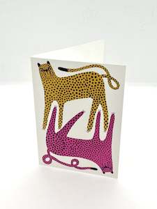 Design services: Cards - Two Cheetahs