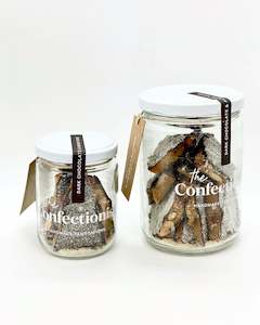 Design services: Dark Chocolate Almond Toffee - Jar, 200g