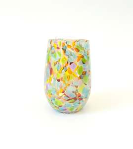 Handblown Glass Tumbler - Water Lily