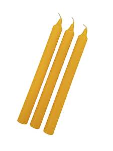 Design services: Yellow Coloured Candle - 240mm