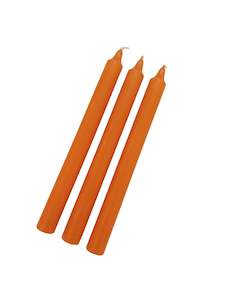 Design services: Orange Coloured Candle - 240mm