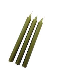 Olive Coloured Candle - 240mm