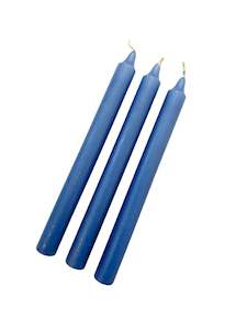 Lake Blue Coloured Candle - 240mm