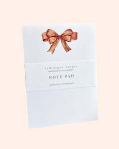 Design services: Notepad - Pink Bows