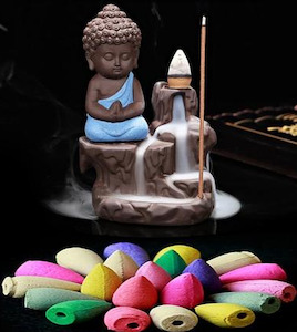 Buddha Incense Burner, Includes 20 Cones!