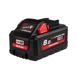 Milwaukee: Milwaukee M18™ REDLITHIUM™-ION HIGH OUTPUT 8.0AH Battery Pack M18HB8