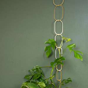 Botanopia Gold Brass Chain Plant Support