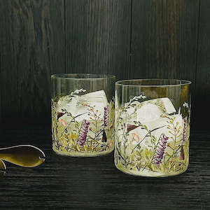 Wildflower Glasses - Set of 4