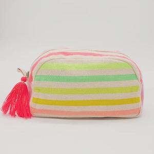 Furniture: Cosmetic Bag - Coloured Stripes