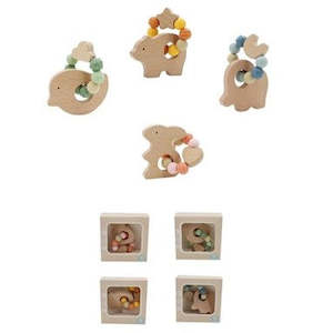 Wooden Animal Teether